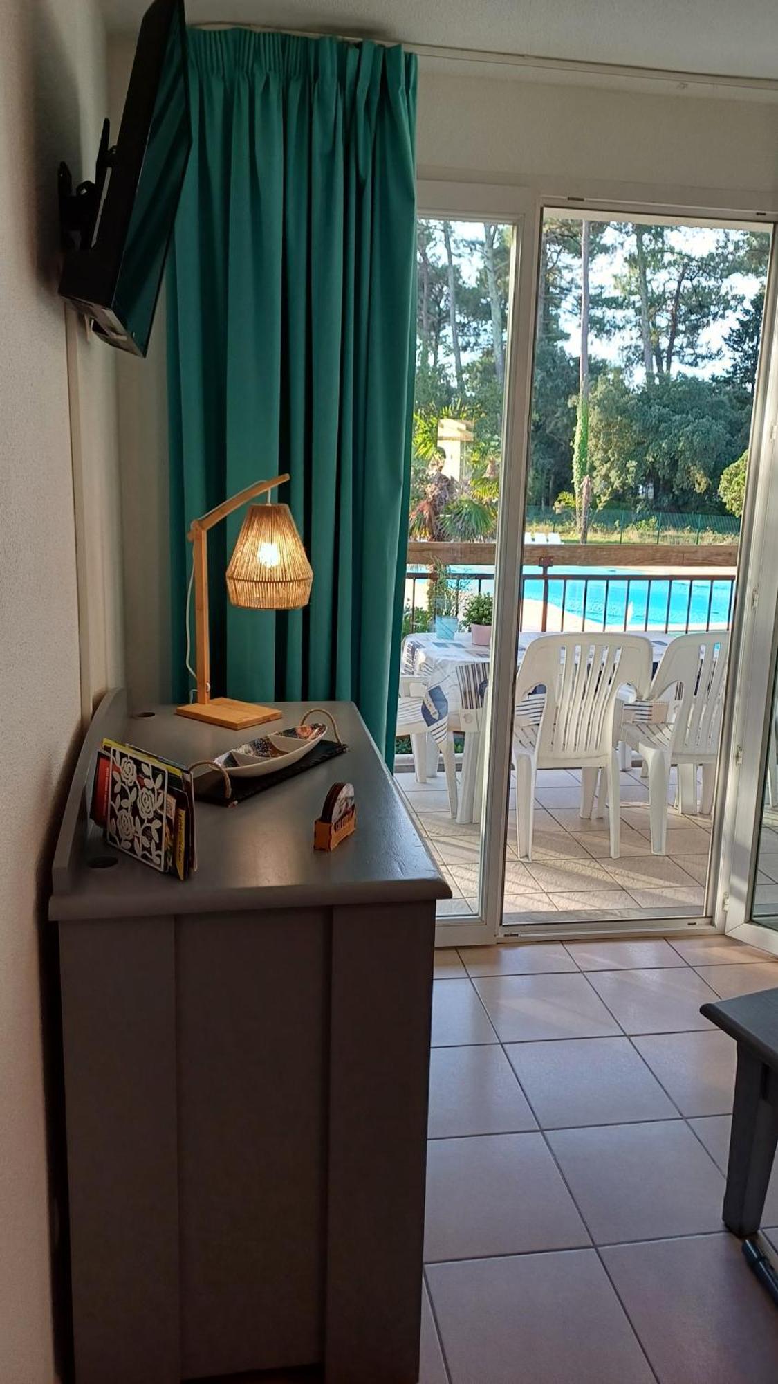 T2 Turquoise Ondres Plage Avec Piscine Et Tennis Exterior foto